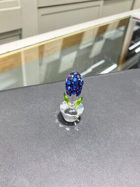 Hyacinth Blue Crystal Figurine